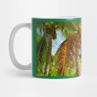 Coconut palms Mug